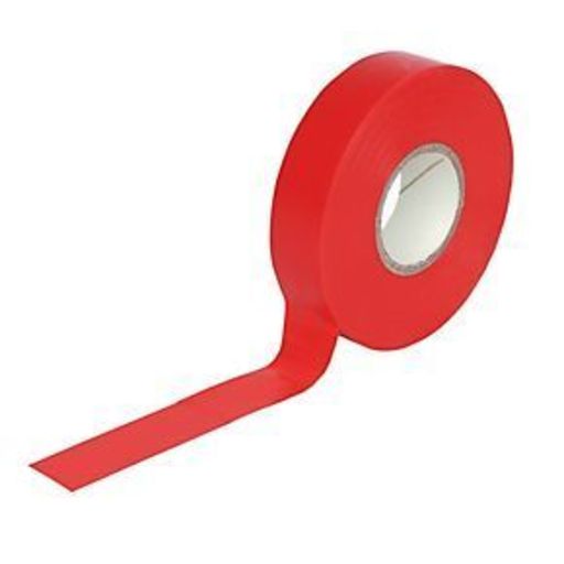 Insulation Tape, Red, 19mm, 33m Image 1