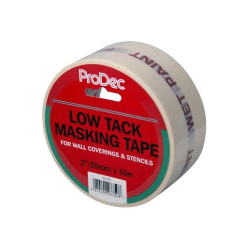 Low Tack Masking Tape, 50mm, 50m Image 1