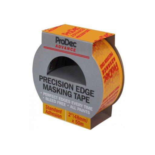 Low Tack Precision Edge Masking Tape, 48mm, 50m Image 1