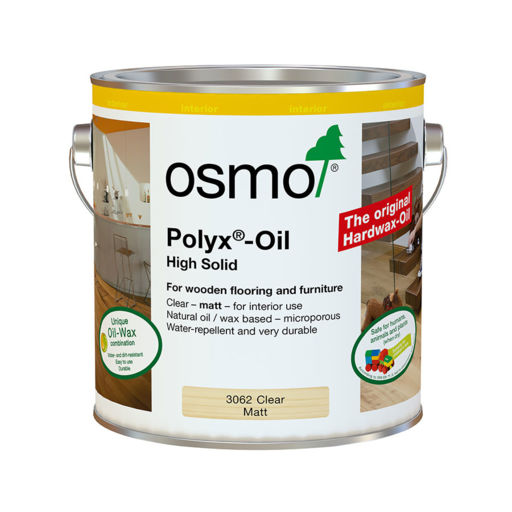 Osmo Polyx-Oil Original, Hardwax-Oil, Clear Matt, 2.5L Image 1