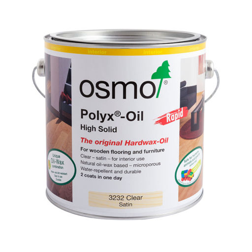 Osmo Polyx-Oil Rapid, Hardwax-Oil, Satin, 0.75L Image 1