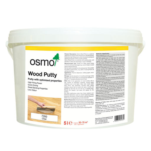 Osmo Wood Putty Resin Filler, 5L Image 1