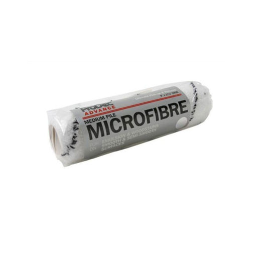 ProDec Medium Pile Microfibre Roller, 9 inch (225mm) Image 1
