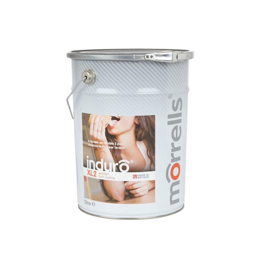 Morrells Induro XL2-50, Satin Anti-Bacterial Waterbased Varnish, 5L Image 1