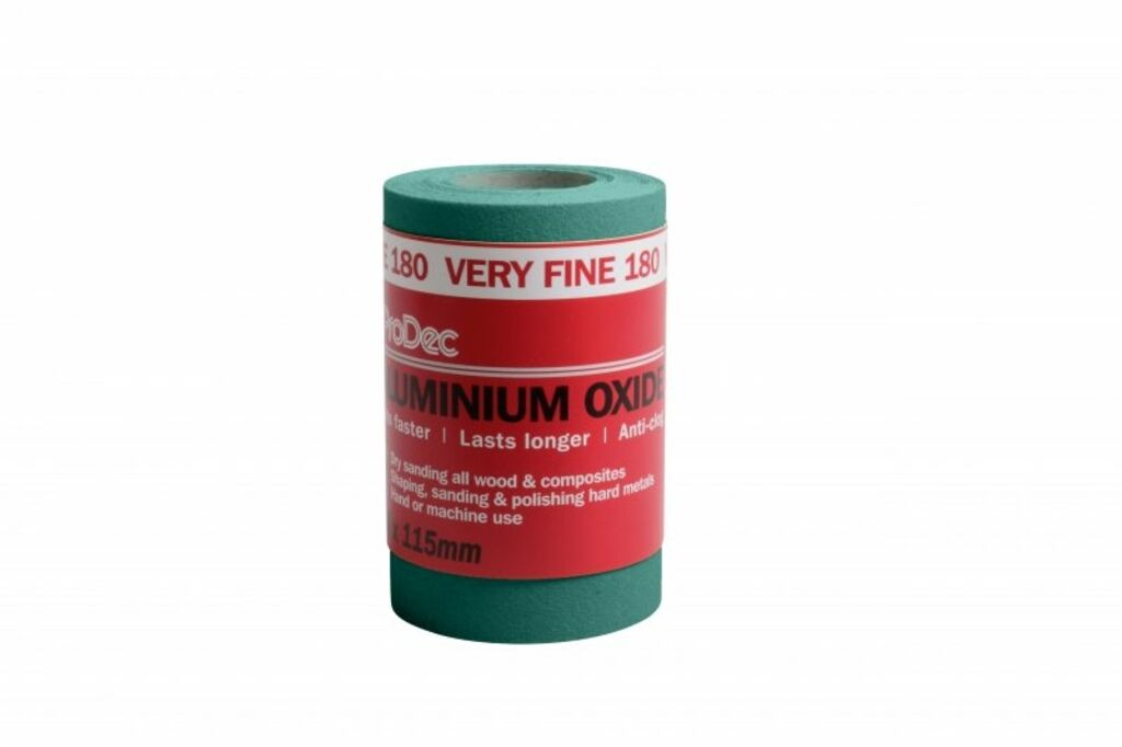 ProDec Sanding Paper, Aluminium Oxide, 180G, 5m Image 1