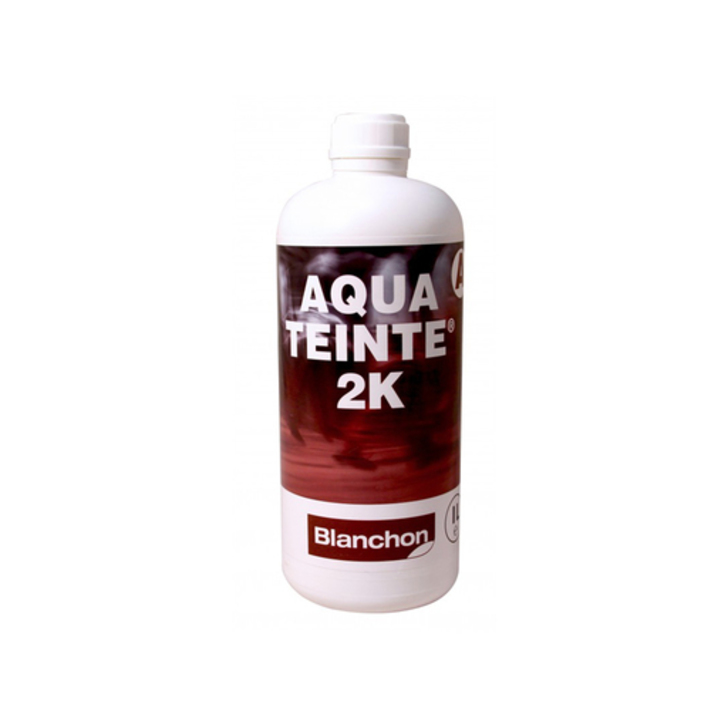 Blanchon Aquateinte 2K, PU Waterbased Stain, Black, 1L