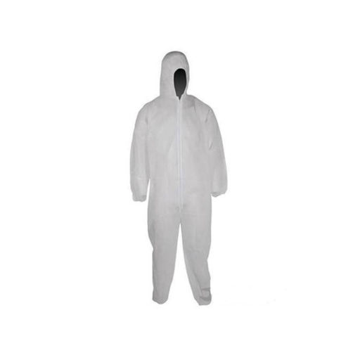 Disposable Overall, White, Size L