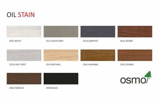 Osmo Oil Stain, Silver Grey, 1L Image 4
