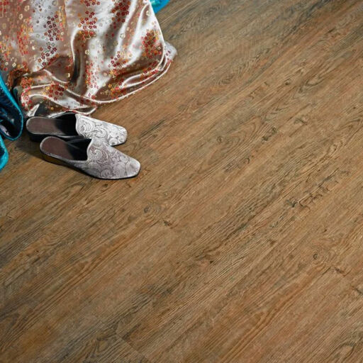 Polyflor Camaro Wild Amber Oak Wood Plank Versatile Vinyl Flooring, 184.2x1219.2mm