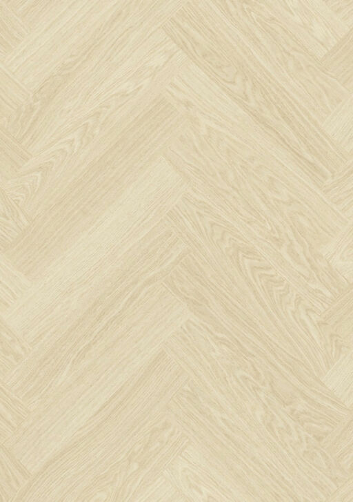 QuickStep Alpha Ciro, Pure Oak Polar Herringbone Vinyl Flooring, 126x6x630mm Image 3