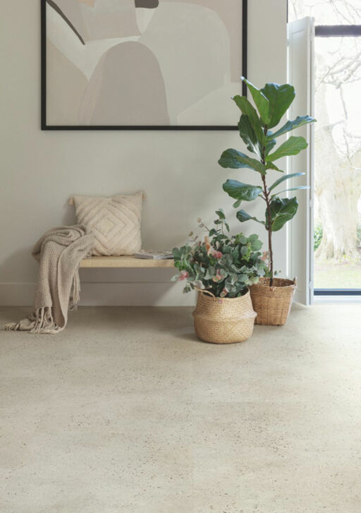 QuickStep Alpha Illume, Oyster Concrete Vinyl Flooring, 428x6x856mm