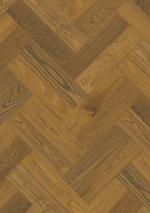 QuickStep Disegno Cinnamon Raw Oak Engineered Parquet Flooring, Extra Matt Lacquered, 145x13.5x580mm Image 4