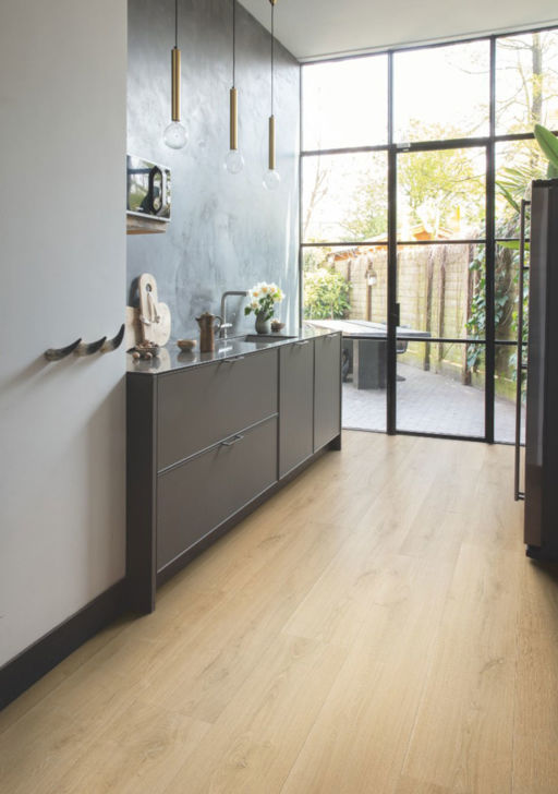 QuickStep Capture Brushed Oak Natural Laminate Flooring, 9mm