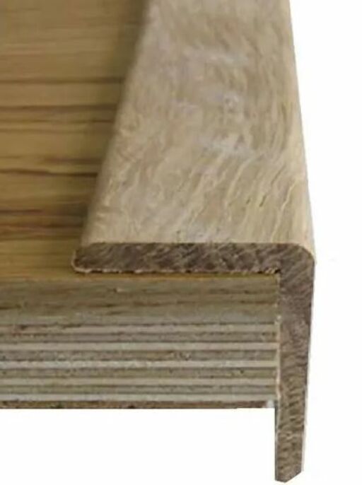 Traditions Solid Oak Corner Bead, Unfinished, 39x29mm, 0.9m