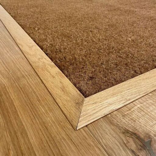 Traditions Solid Oak L-Shaped Threshold, Satin Lacquered, 15mm, 0.9m Image 3